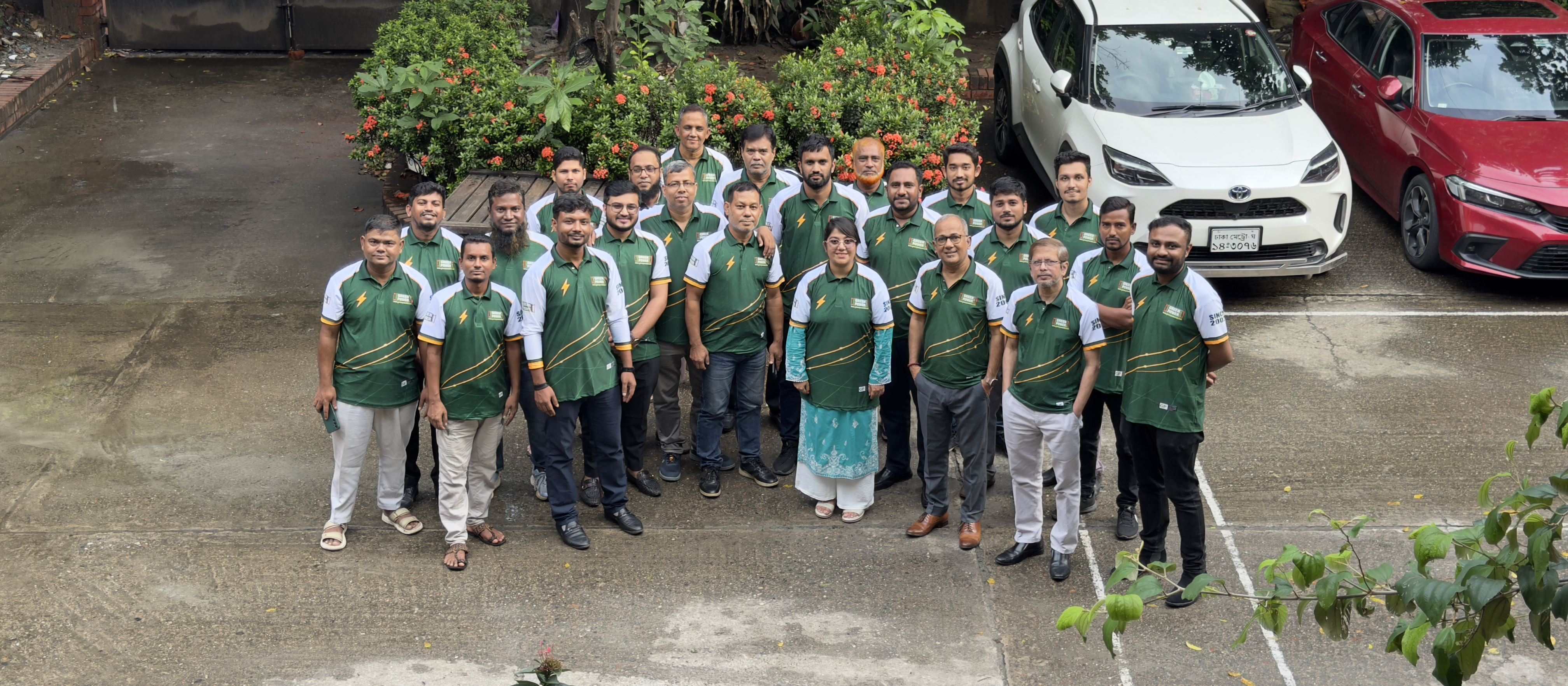 The Green Power team at the Banani office